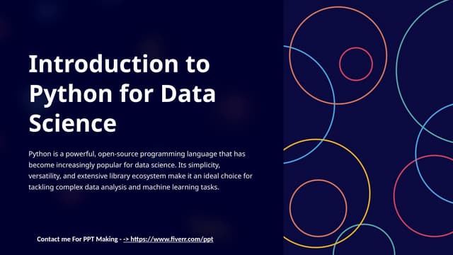 Complete Introduction To DataScience PPT