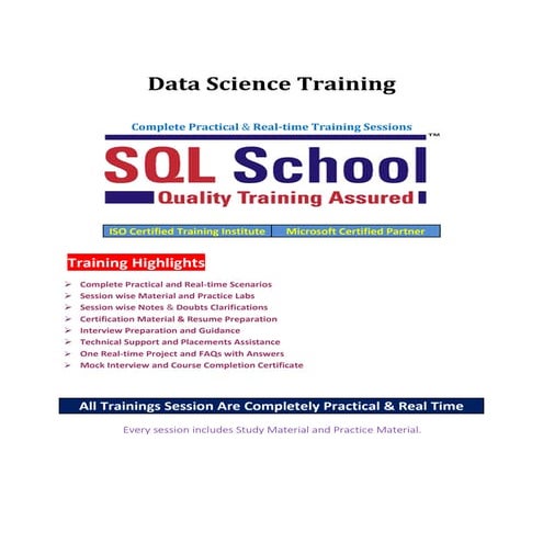 Datascience Training with Hadoop, Python Machine Learning & Scala ...