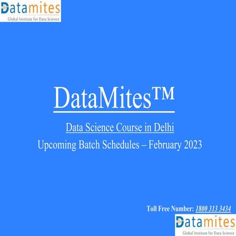 Data Science Course In Delhi-February