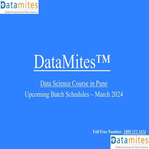 Certified Data Science Course in Pune-March