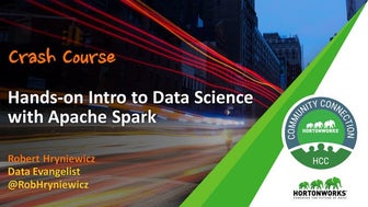 Data Science with Apache Spark - Crash Course - HS16SJ