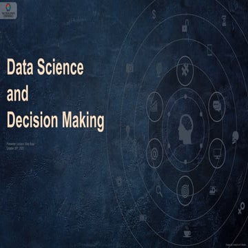 Data Science and Decision Making | PDF