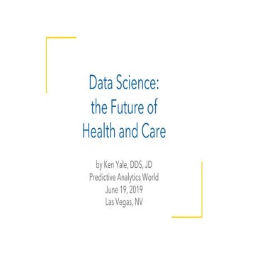 Healthcare Innovation and Transformation - Dr. Ken Yale