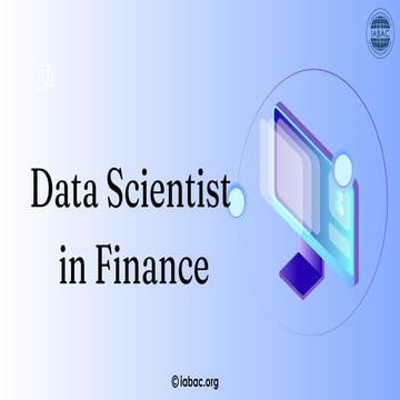 Data   Science   in finance   |    IABAC