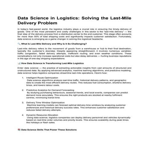 Data Science in Logistics_ Solving the Last-Mile Delivery Problem.pdf