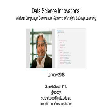 Data science Innovations January 2018