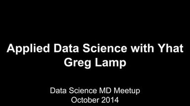 Applied Data Science: Building a Beer Recommender | Data Science MD - Oct 2014