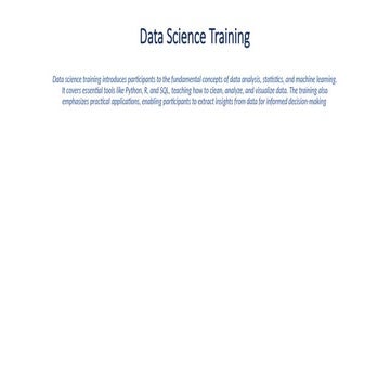 Data    Science   Training in chandigarh