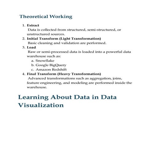 DATA SCIENCE VISULAZATION unit 1 to prep | PDF