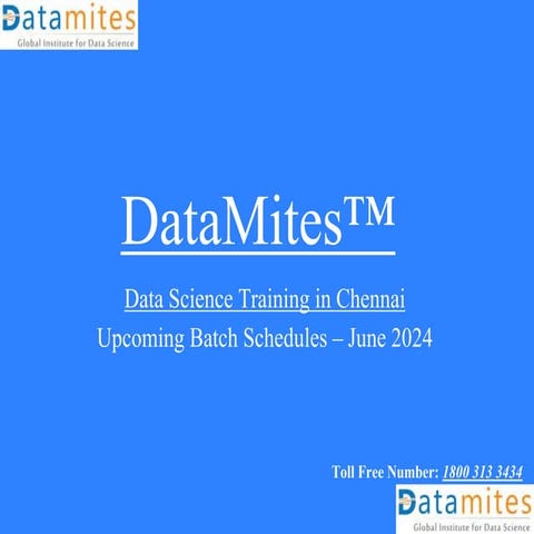 Data Scientist Certification in Chennai-June
