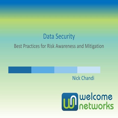 Data security best practices for risk awareness and mitigation