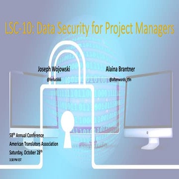 Data Security for Project Managers