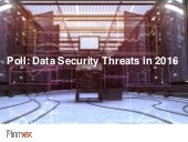 Poll: The Biggest Data Security Thr...