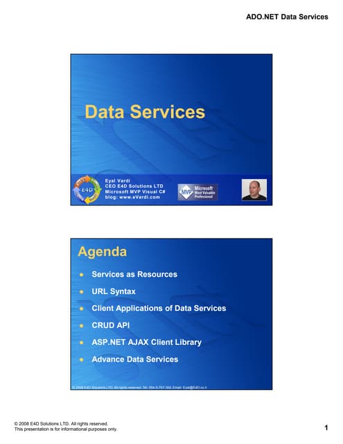 WCF Data services