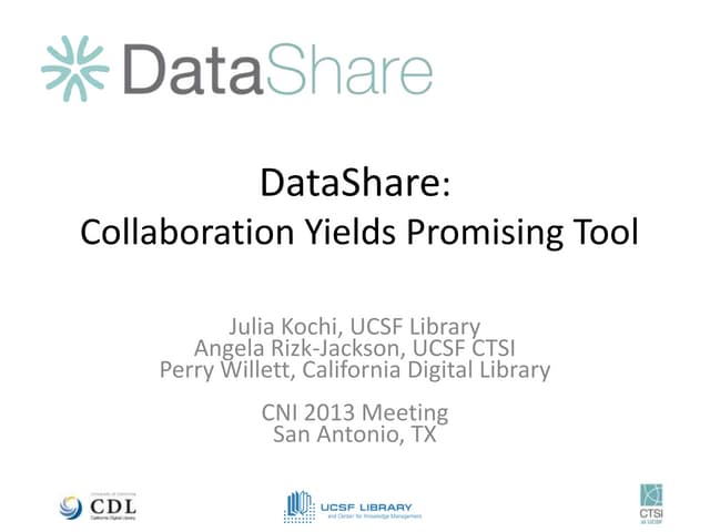 Datashare cni spring2013