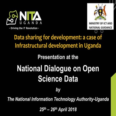 Data sharing for development: a case of Infrastructural development in Uganda...