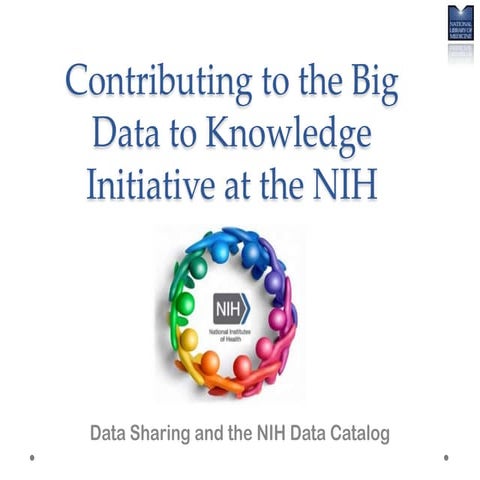 Data sharing & the nih data catalog