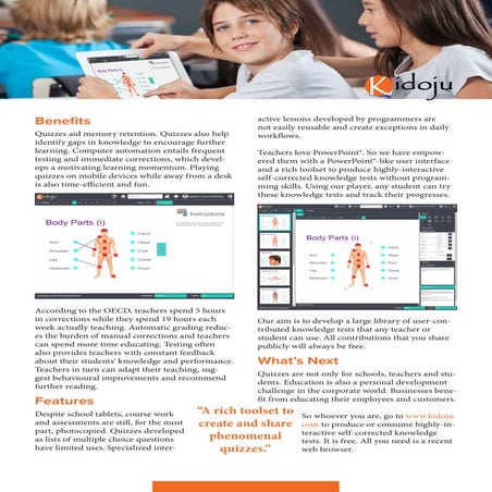 Kidoju DataSheet (Sept 2016)