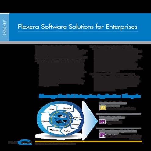 Flexera Software Solutions for Enterprises