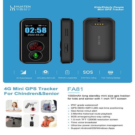 Datasheet of Smallest GPS Tracker Device FA81 From Huatenglobal | PDF