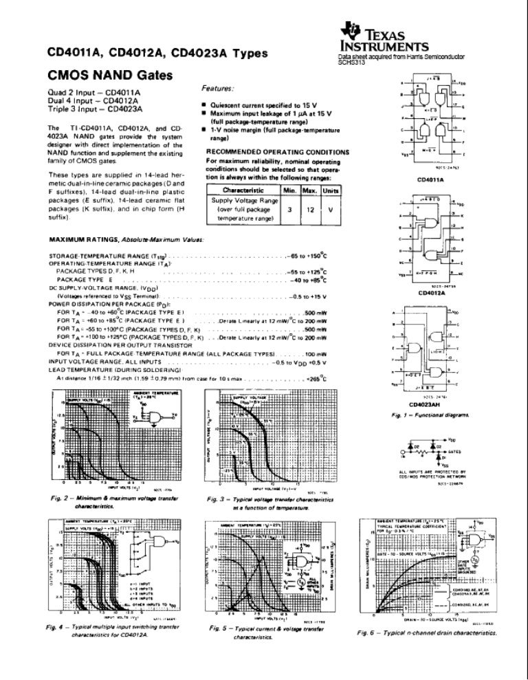 Datasheet cd4011 a аналог к561ла7