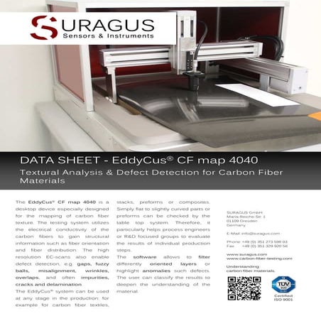 Basis Weight Measurement of Carbon Fibers by EddyCus CF map 4040BW | PDF