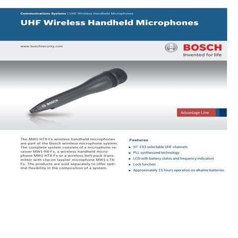 bosch mw1-rx-f6