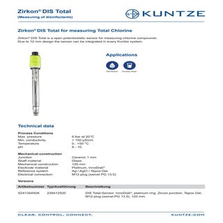 Zirkon® DIS Total - Total chlorine ...
