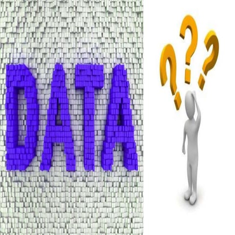 Qualitative and quantitative data in statics. 