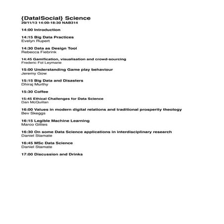 Data socialscienceprogramme