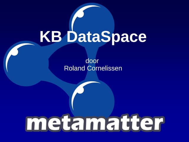 Dataspace presentatie