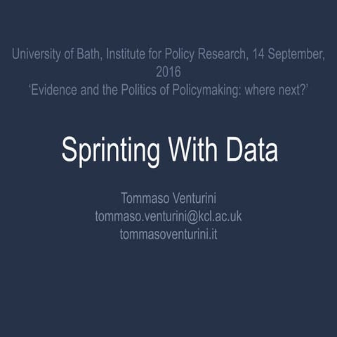 Sprinting with Data