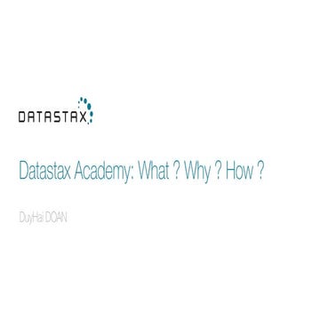 Data stax academy