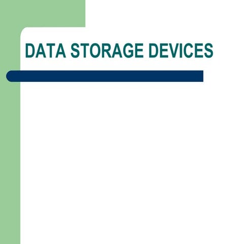 Data Storage Devices Holography