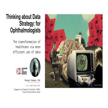 Thinking about Data Strategy: for Ophthalmologists