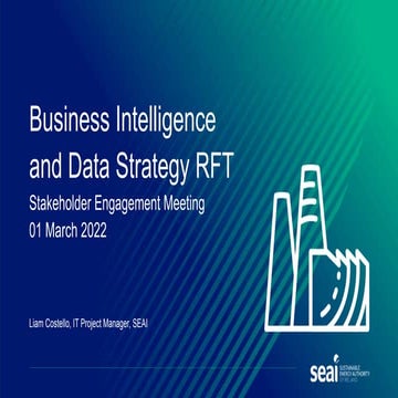RFT for Business Intelligence and Data Strategy