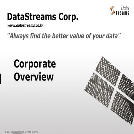 DataStreams : Corporate Overview