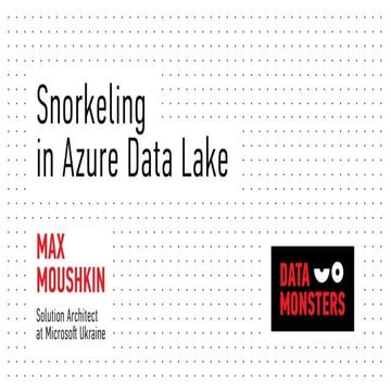 Data streamsnorkelingdatamonsters