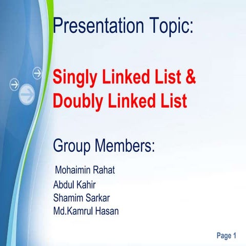 linked list | PPTX