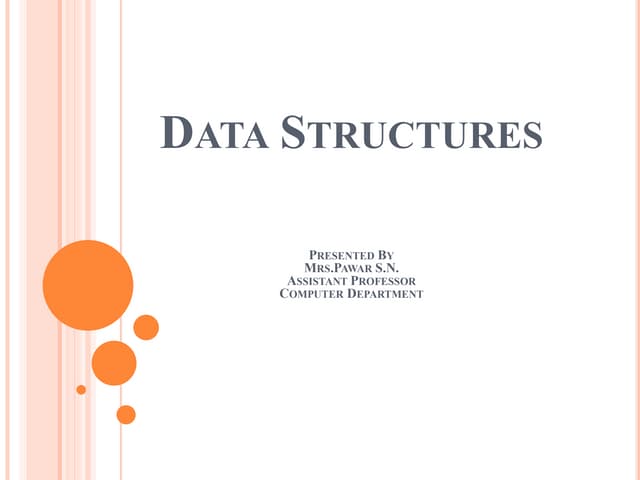 Data structure study material introduction
