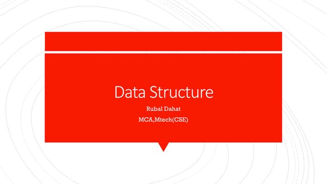Data structure
