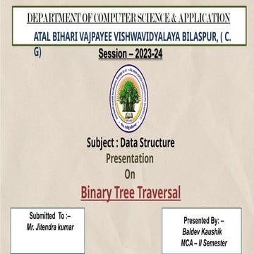Binary tree traversal in data structure .pptx