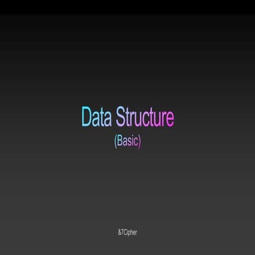 Data structure and algorithm made easy 1 | PPTX
