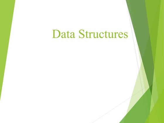 Introduction to data structure ppt | PPTX
