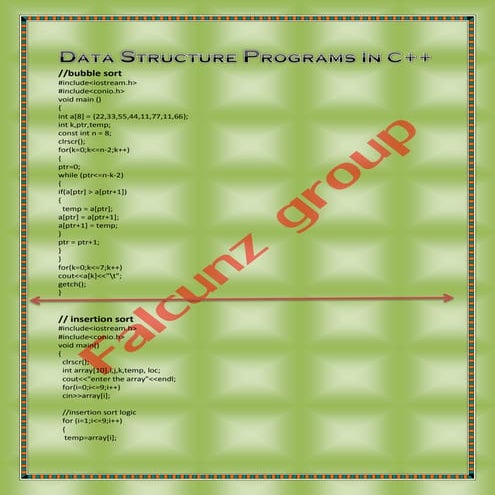 Data structure programs in c++ | PDF