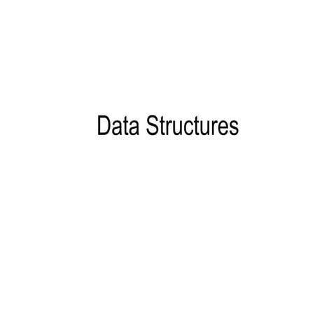 Data structures | PPT