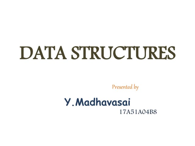 Data structures