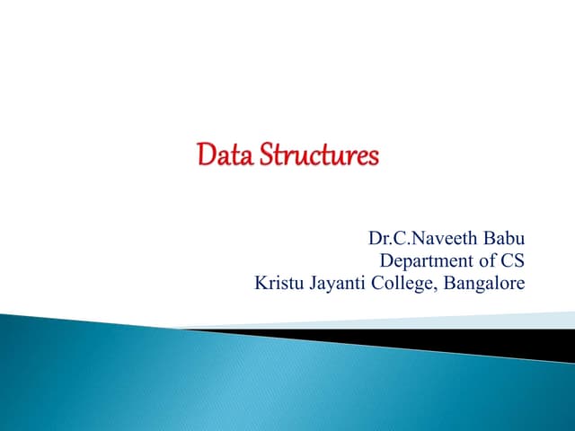 Data structures