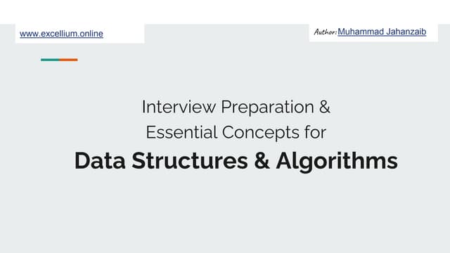 Data Structures & Algorithms