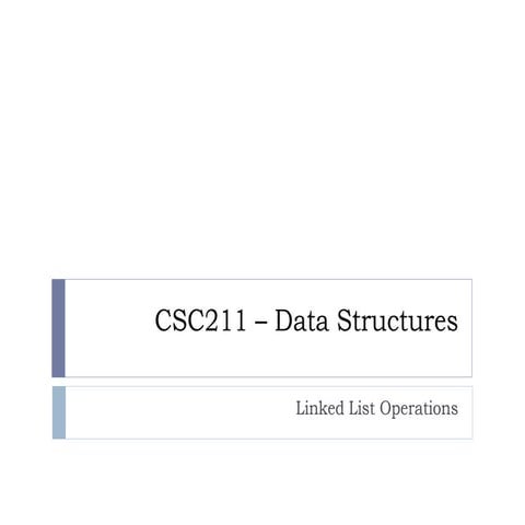 Data structures, bcs 3 c- linked list | PPT